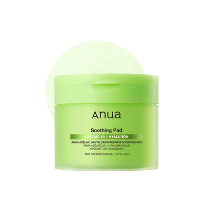 أنوا مناديل مهدئة للبشرة بحمض الأزيليك 10% + حمض الهيالورونيك – 90 قطعة (230 مل)