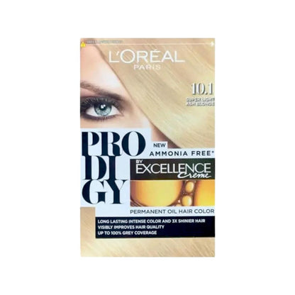 L'Oreal Paris Prodigy Permanent Oil Hair Dye Ash Blonde - 10.1