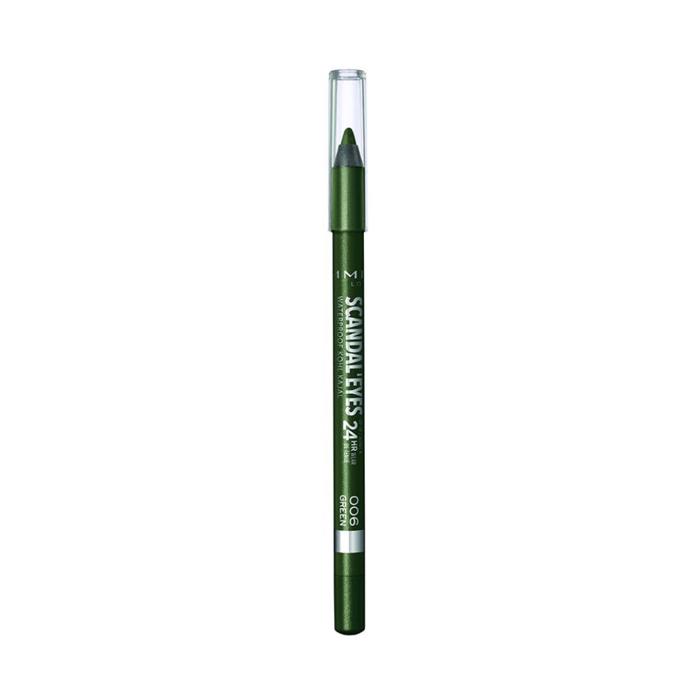 Rimmel London Scandal Eyes Waterproof Kohl Kajal 006 Green - 1.3g