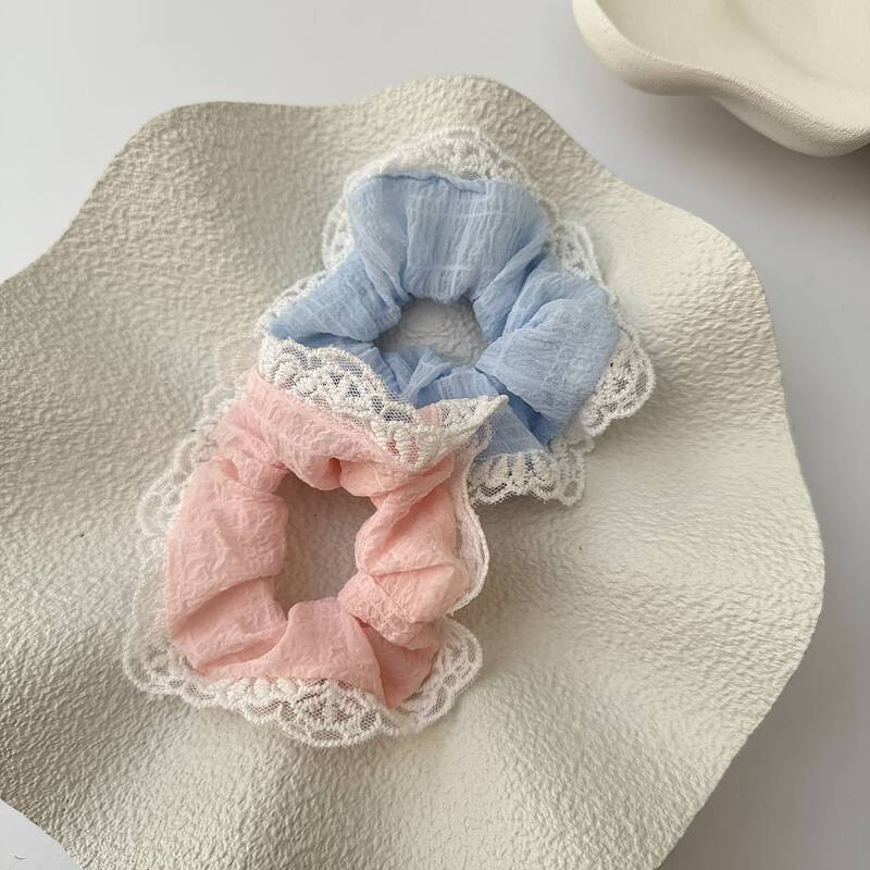 ربطة شعر بدانتيل- الوان عشوائية
