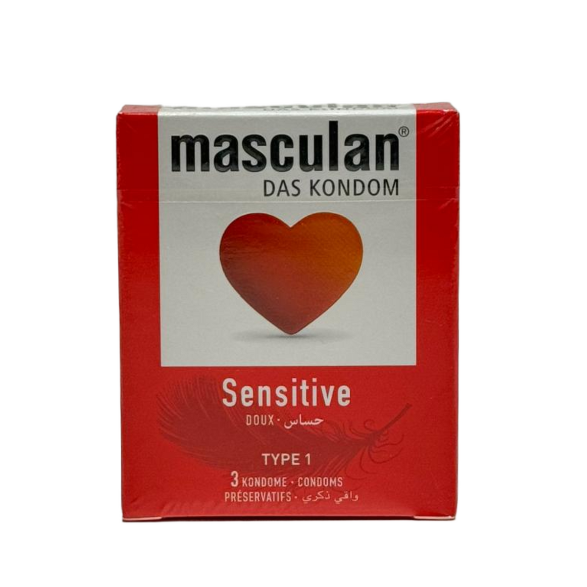 Masculan Pure Sensitive Condoms 3 Pieces