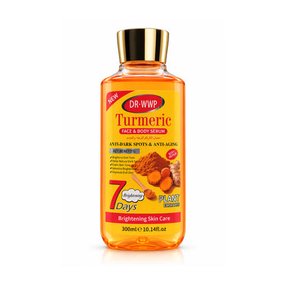 DR·WWP Turmeric Face & Body Serum – Anti-Dark Spots & Anti-Aging – 300 ml