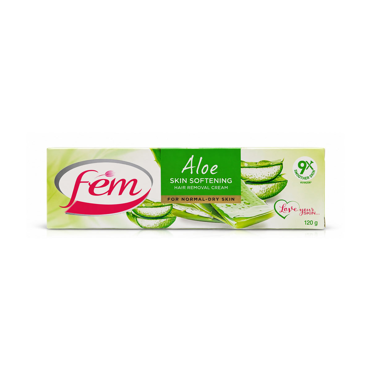 Fem Aloe Skin Softening Hair Removal Cream for Normal-Dry Skin – 120 g.