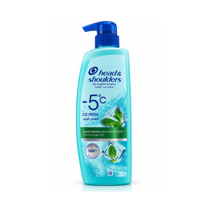Head & Shoulders Ice Fresh -5°C Anti-Dandruff Shampoo – 500 ml.