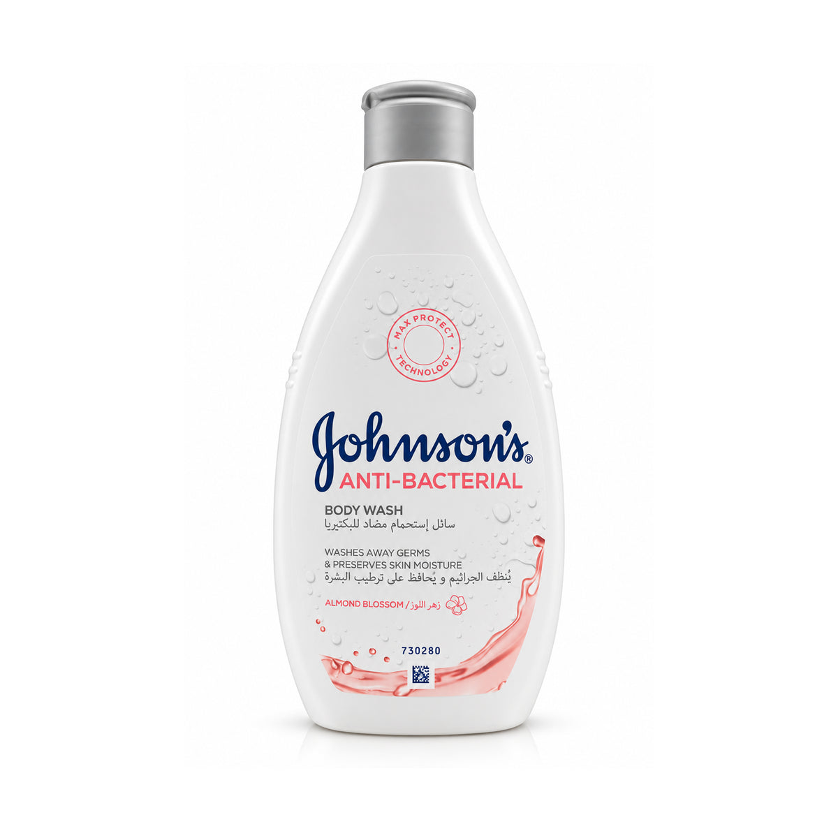 JOHNSON'S® Anti-Bacterial Body Wash: Almond Blossom – 250 ml