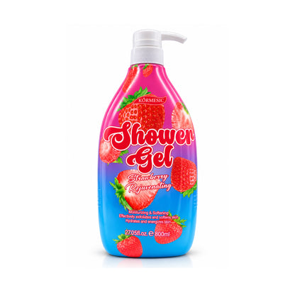 KORMESIC Strawberry Rejuvenating Shower Gel – 800 ml.