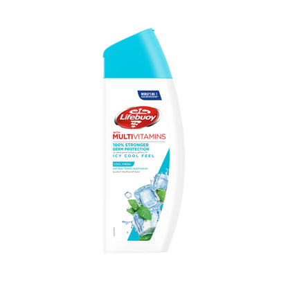 Lifebuoy Cool Fresh Antibacterial Body Wash with Multivitamins & Icy Cool Menthol – 300ml