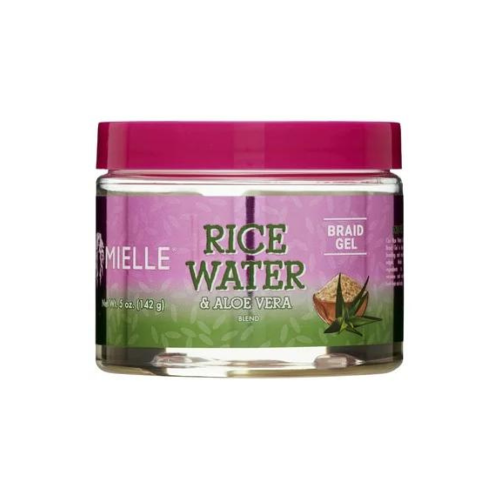 Mielle Rice Water & Aloe Vera Blend Braid Gel – 5 oz (142 g)