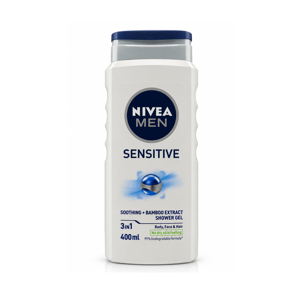 NIVEA MEN Sensitive 3in1 Shower Gel with Bamboo Extract – 400 ml.