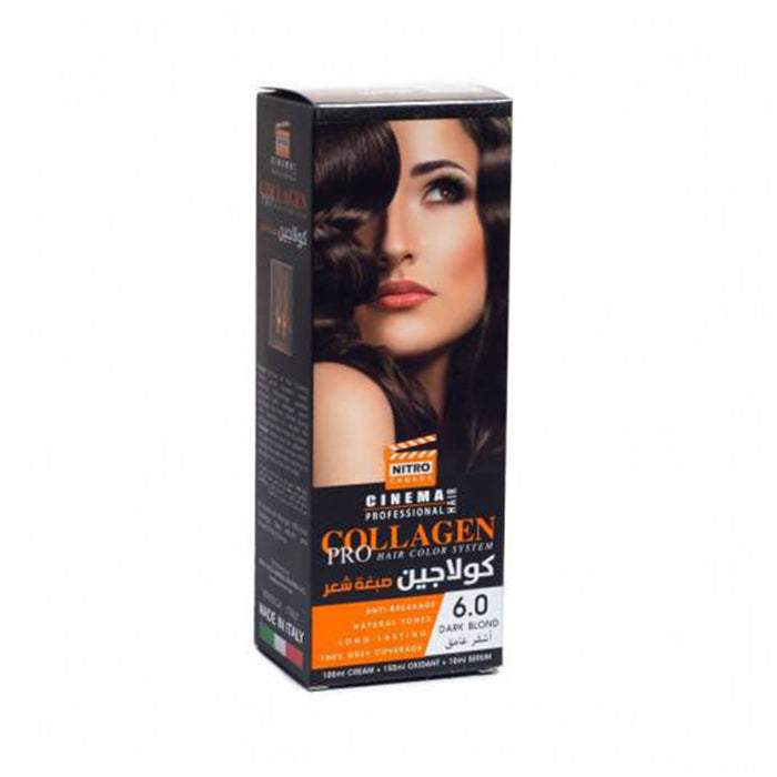 Nitro Canada Cinema Collagen Pro Hair Color System 6.0 Dark Blond – 260 ml