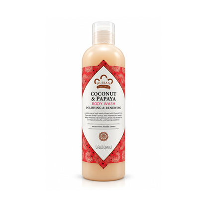 Nubian Heritage Coconut & Papaya Body Wash – Polishing & Renewing – 384ml