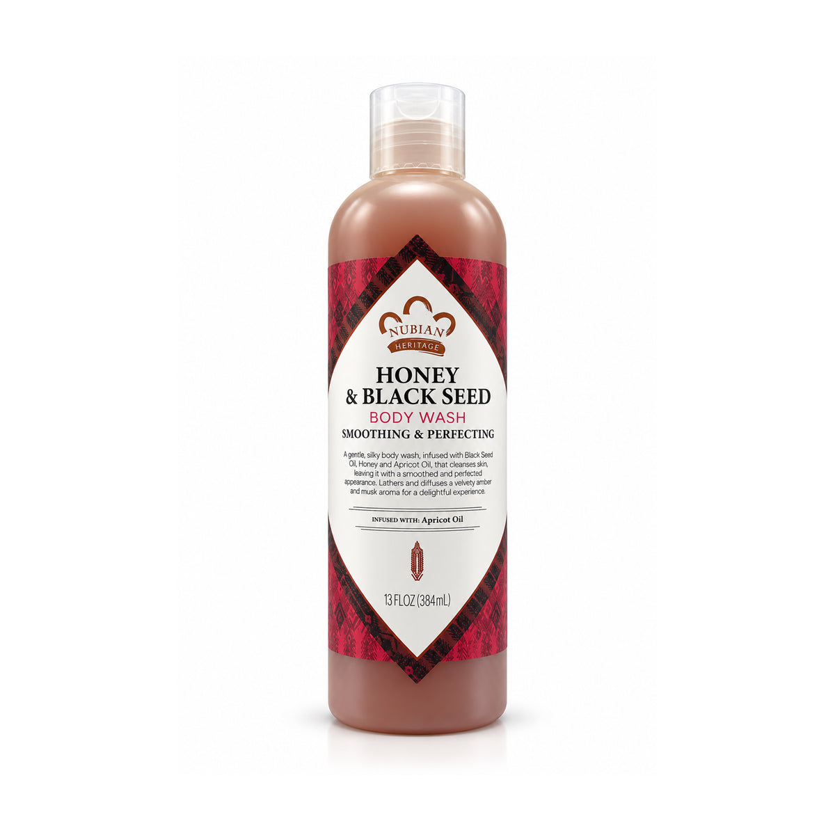 Nubian Heritage Honey & Black Seed Body Wash – Smoothing & Perfecting – 384ml