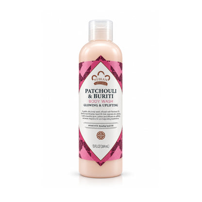 Nubian Heritage Patchouli & Buriti Body Wash – Glowing & Uplifting – 384ml