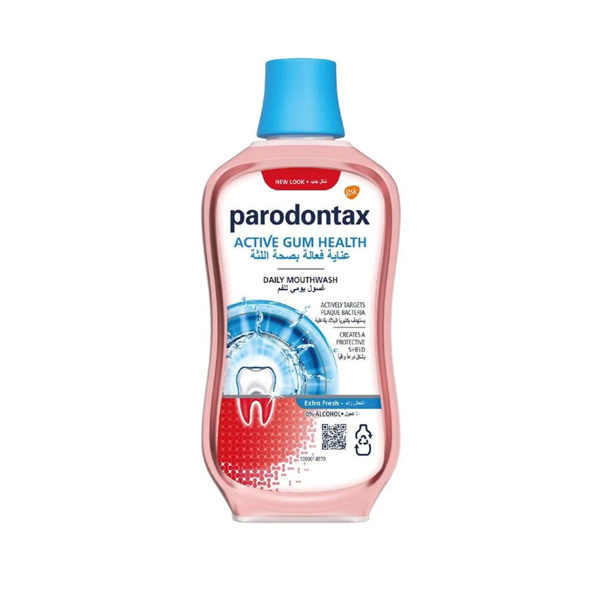 Parodontax Active Gum Health Daily Mouthwash – Extra Fresh – 0% Alcohol – 300 ml.