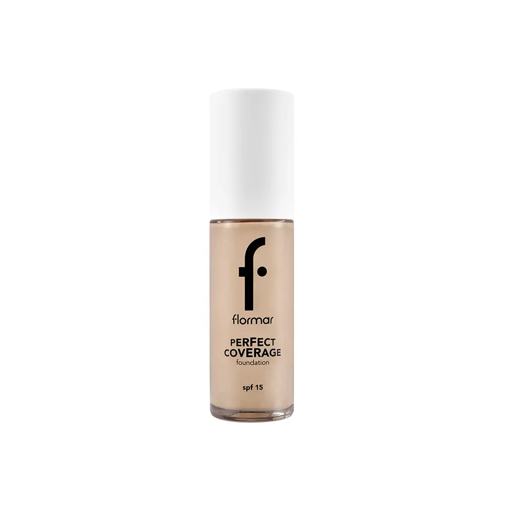فلورمار بيرفكت كوفرج كريم أساس تغطية مثالية (SPF 15) - 30 مل - 100 Light Ivory