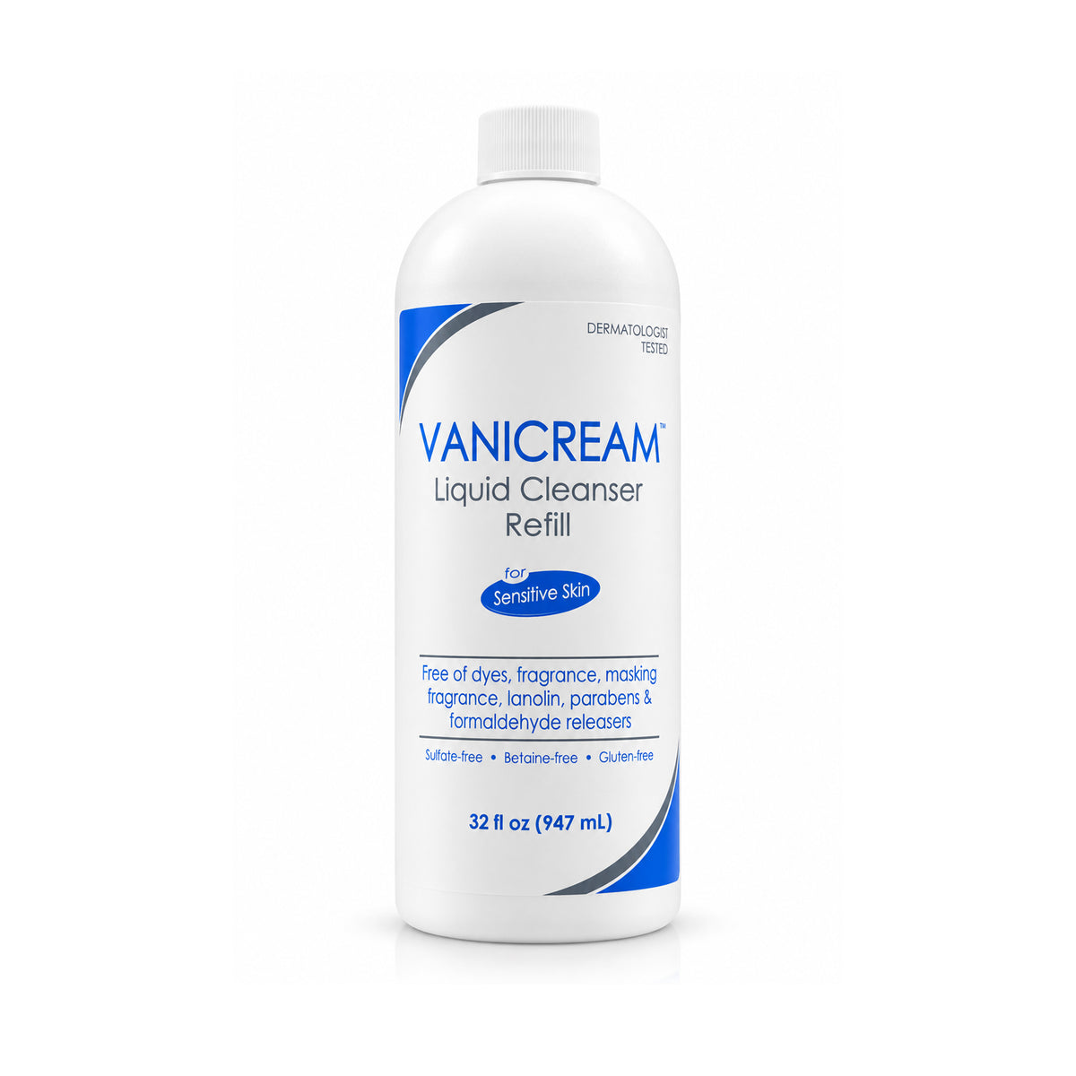 Vanicream Liquid Cleanser Refill for Sensitive Skin – 947ml.