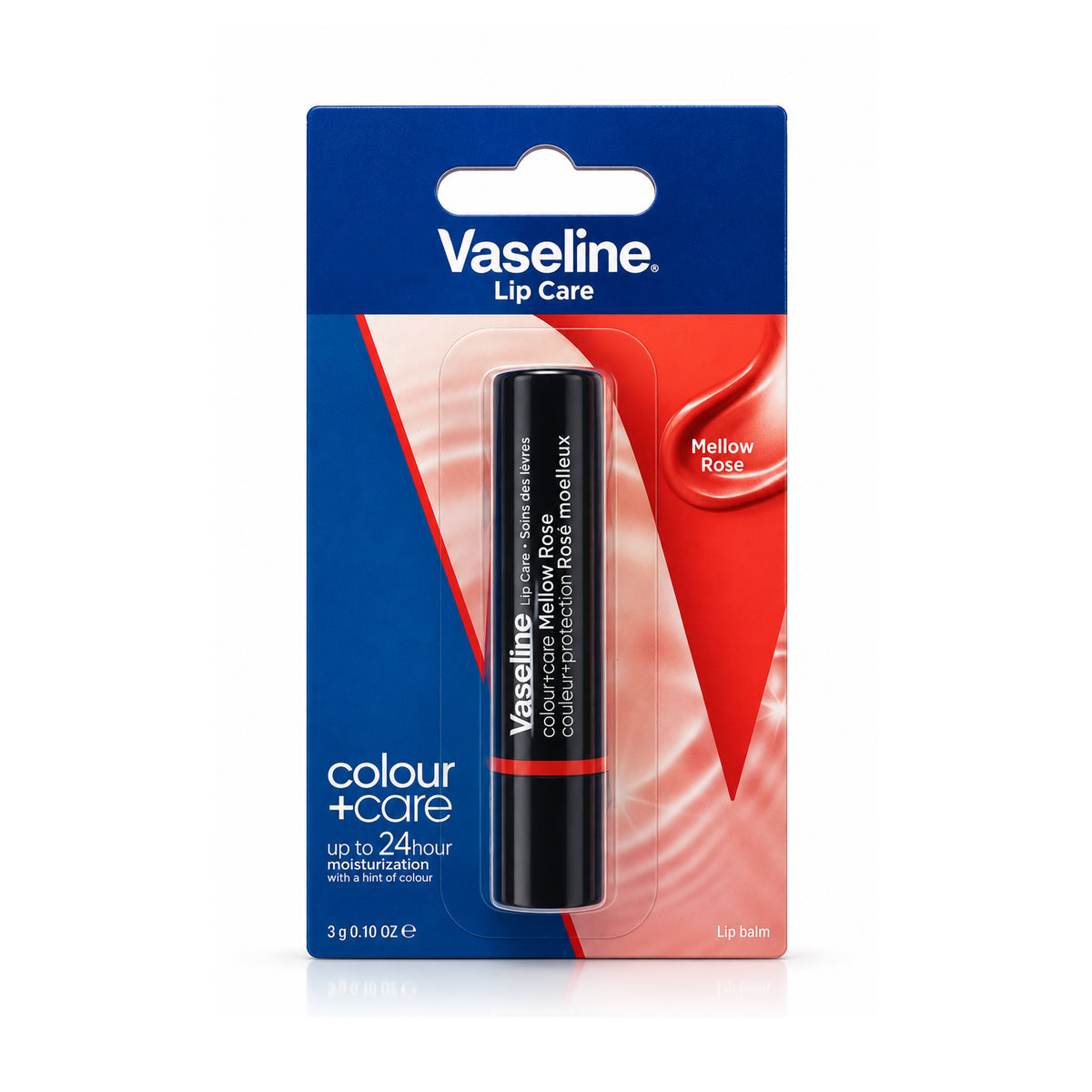 Vaseline Lip Care Colour + Care Mellow Rose Lip Balm – 3g.