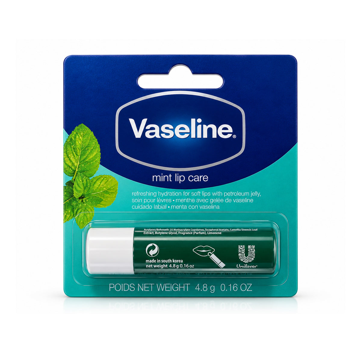 Vaseline Lip Care Mint with Petroleum Jelly – 4.8g.