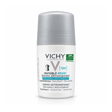 Vichy Invisible Resist 72H Dermo Antiperspirant Roll-On Anti-Stains Anti-Irritations – 50 ml.