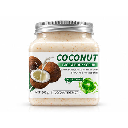 WWP Coconut Face & Body Scrub – 500g