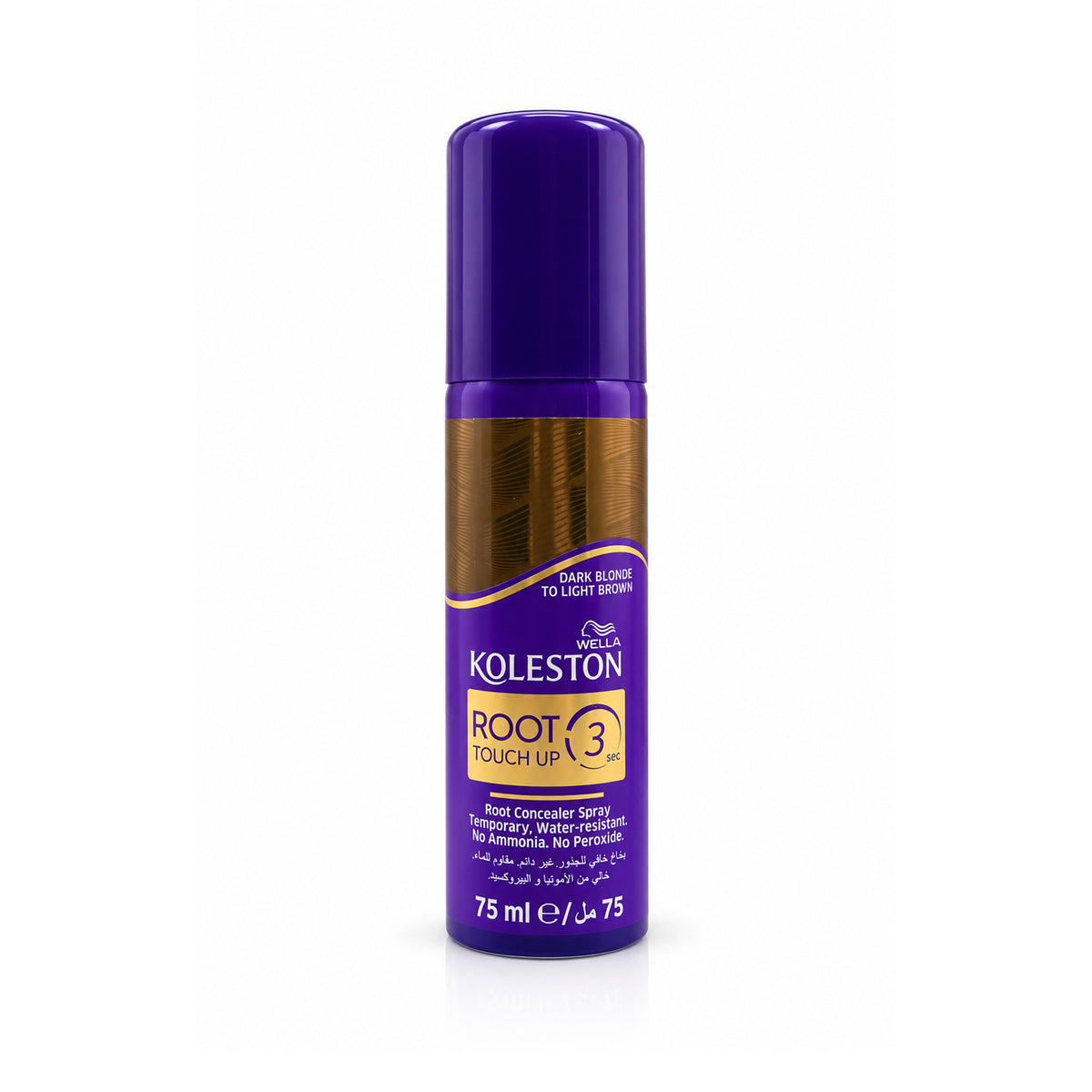 Wella Koleston Root Touch Up 3 Sec Root Concealer Spray – Dark Blonde to Light Brown – 75 ml.