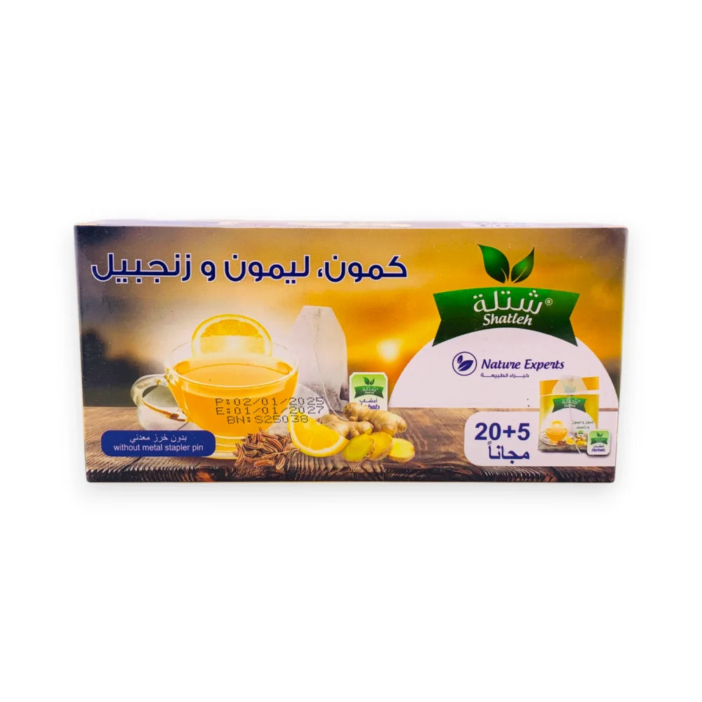 شتلة شاي اعشاب بنكهات مختلفة –25 ظرف