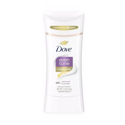 دوف مزيل عرق أيفين تون لتوحيد لون البشرة برائحة الباودر وخشب الورد - 74 جم