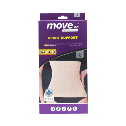 موف أون دعامة الخصر الرياضية WAIST-04-قطعة واحدة