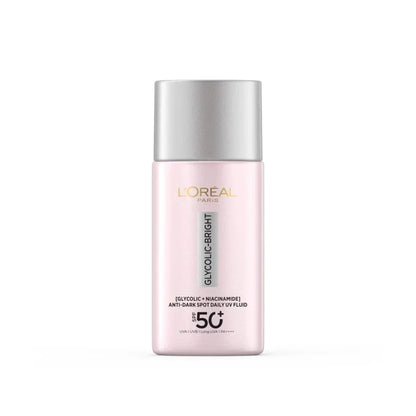 لوريال باريس جلايكوليك برايت سائل يومي ضد البقع الداكنة (+SPF50) - 50 مل