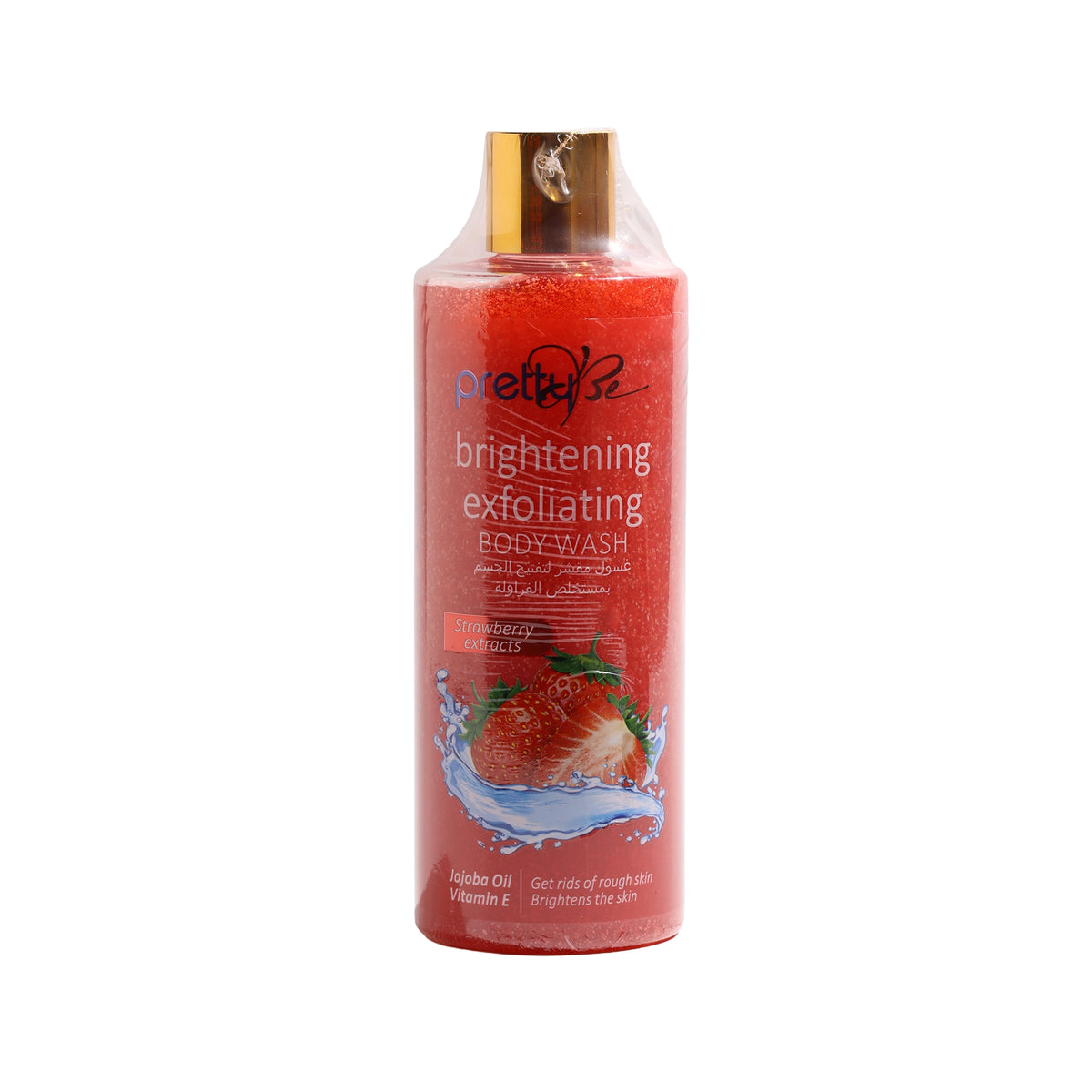 بريتي بي غسول لتفتيح و تقشير الجسم - 500 مل - STRAWBERRY