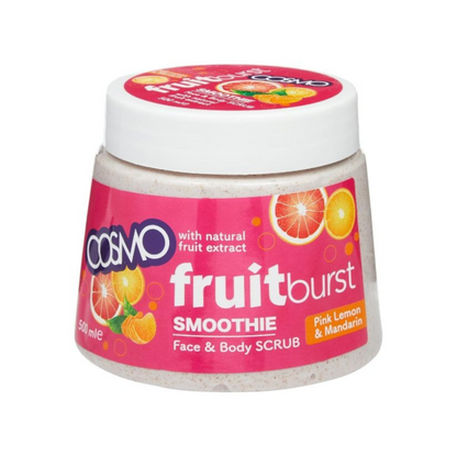 Cosmo Face and Body Scrub with Pink Lemon and Mandarin Extract - 500 ml