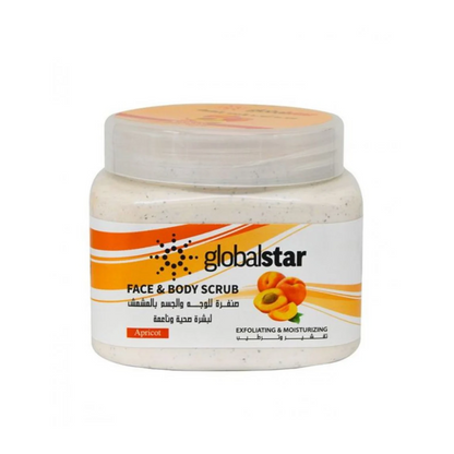globalstar apricot face & body scrub - 500 ml