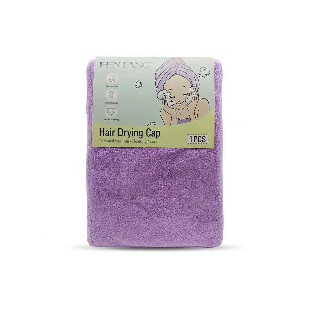 Purple Hair Drying Cap