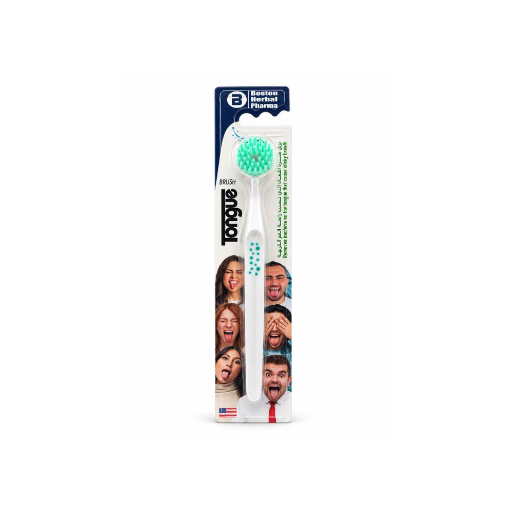 Boston Herbal Tongue Brush