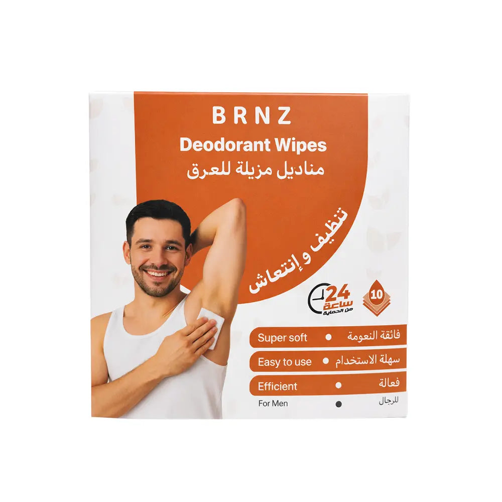 BRNZ Men Deodorant Wipes