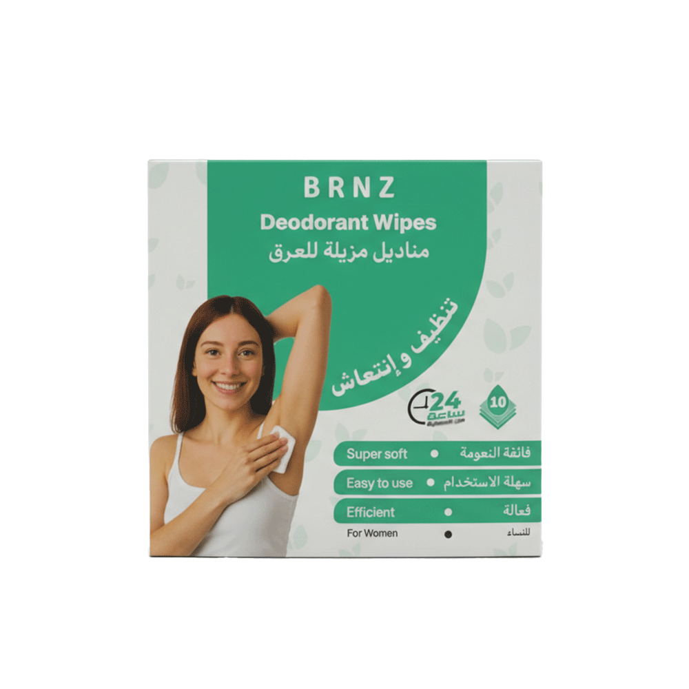 BRNZ Women Deodorant Wipes