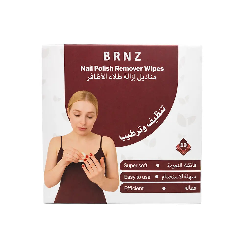BRNZ Nail Remover Wipes
