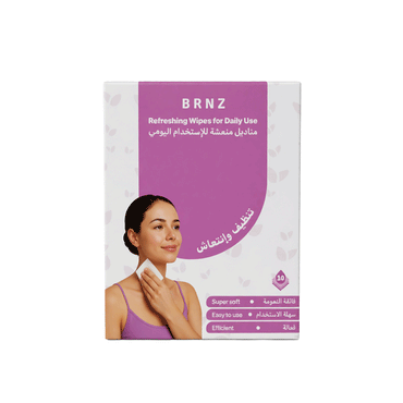 BRNZ Refreshing Daily Wipes