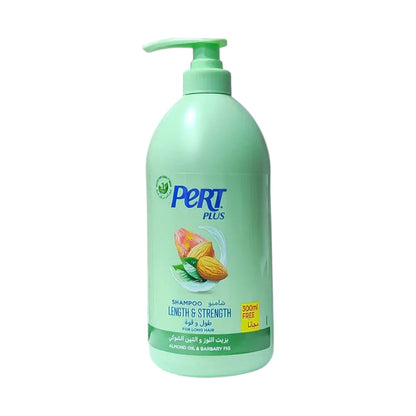 Pert Plus Shampoo Length & Strength with Almond Oil & Prickly Pear For Long Hair - 1000 ml