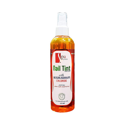 SPA SYSTEM NAIL TINT SANITIZER WITH BENZALKONIUM CLORIDE - 125 ml