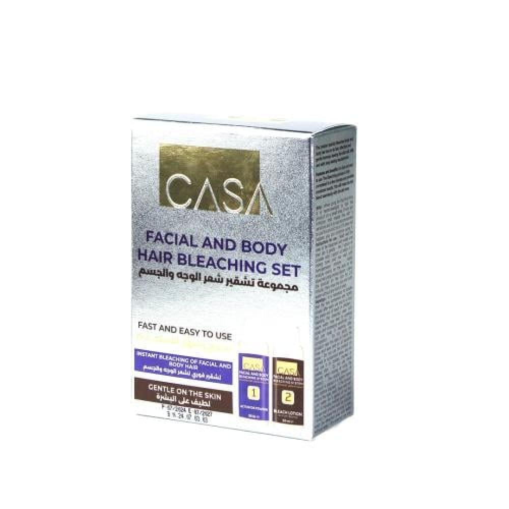 Casa Quick and Easy to Use Facial and Body Hair Bleaching Kit - 50+50ml