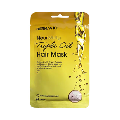 Derma 10v Triple Oil Nourishing Hair Mask - 1pc