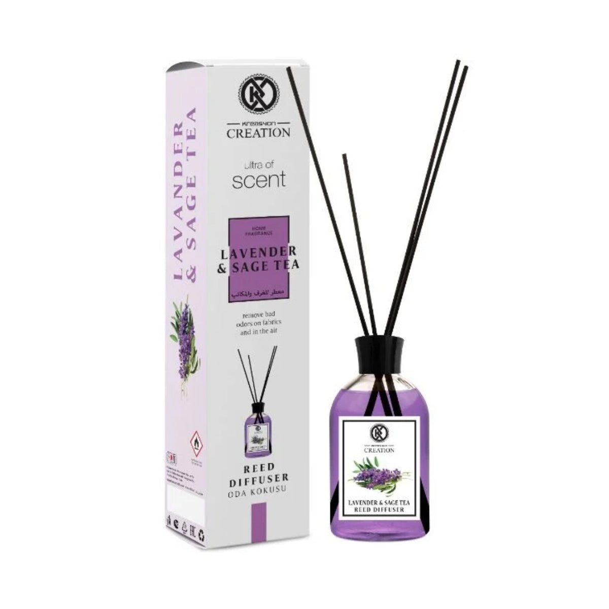Kreasyon Creation Room and Office freshener Lavender and Sage tea - 115 ml