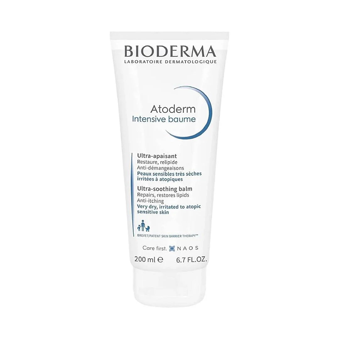 Bioderma Atoderm Intensive Baume Ultra-Soothing Moisturizer for Very Dry & Sensitive Skin - 200ml