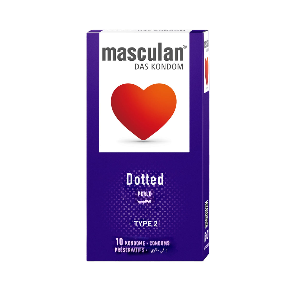 Masculan Dotted Condoms Type 2 - 10 Condoms