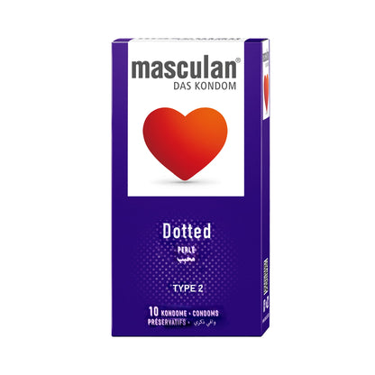 Masculan Dotted Condoms Type 2 - 10 Condoms