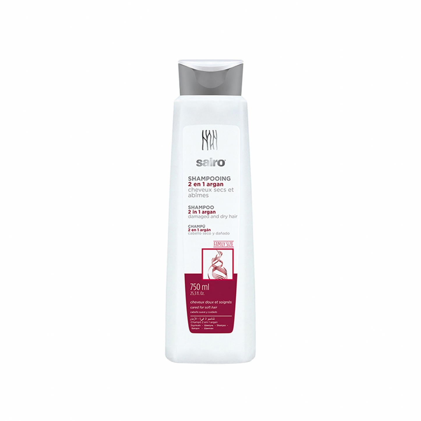 شامبو 2 في 1 بزيت الأرغان من سايرو-750 مل