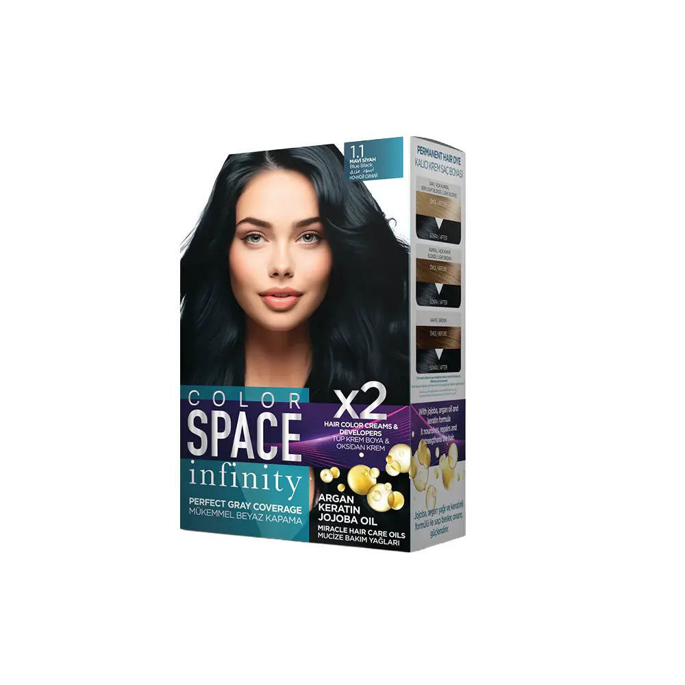 Blue Black Hair Dye