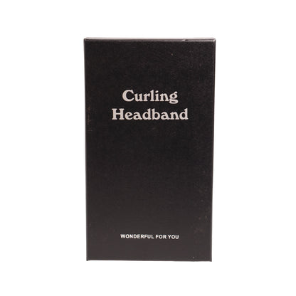 Black Curling Headband Set