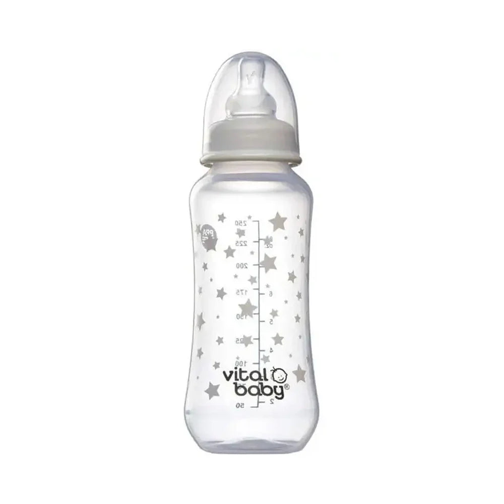 Vital Baby Nurture simple Glass Bottle Slow Flow 0+M- 250ml